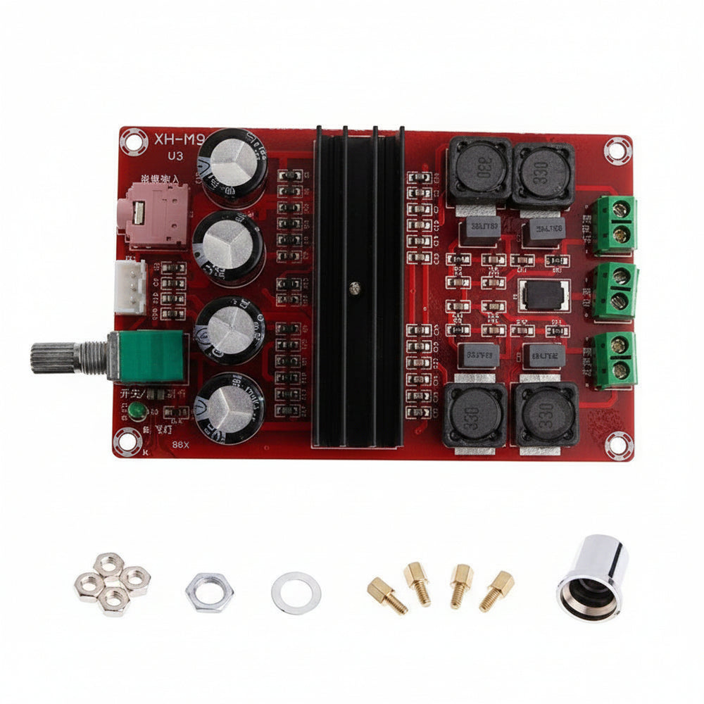 Amplificador De Audio Xh-m190 Para 2 Bocinas 100w 12v 24v
