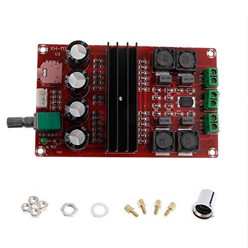 Amplificador De Audio Xh - m190 Para 2 Bocinas 100w 12v 24v - Tecneu