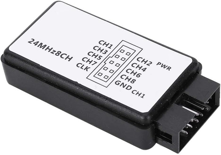 Analizador Lógico USB 24MHz 8 Canales Compatible con Logic Saleae - Tecneu