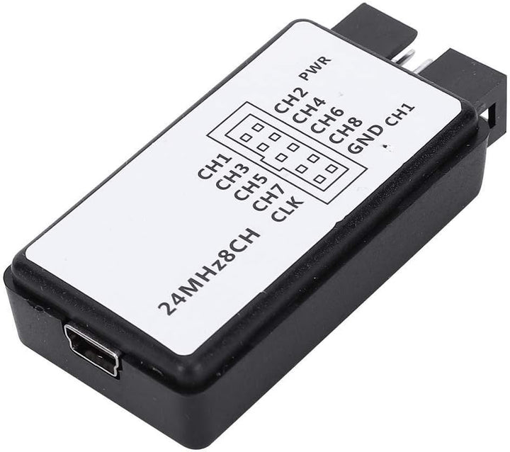 Analizador Lógico USB 24MHz 8 Canales Compatible con Logic Saleae - Tecneu
