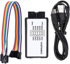 Analizador Lógico USB 24MHz 8 Canales Compatible con Logic Saleae