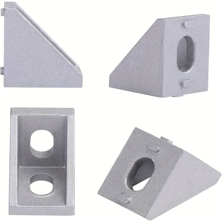 Angulo De Ajuste Perfil 2020 V Slot Esquinero L Aluminio - Tecneu