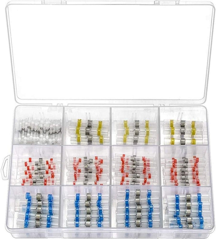 Autosoldante Termofit 210 Piezas Soldadura Termorretráctil Kit 4 Tamaños Para Cable Electrico - Tecneu