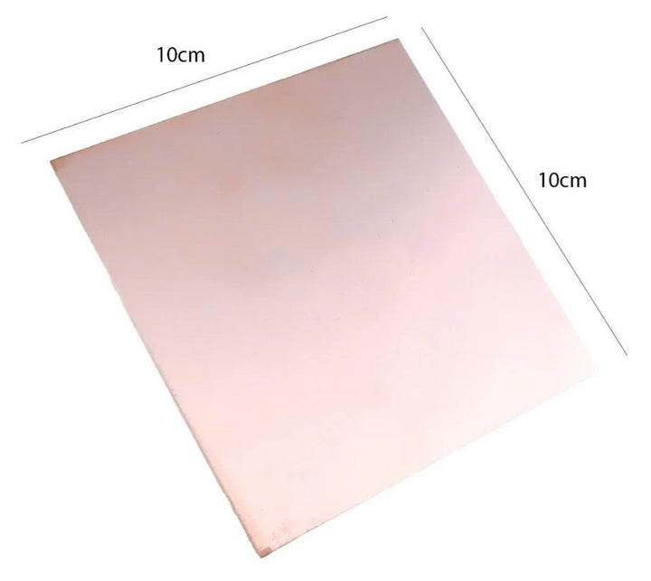 Baquelita 10x10 Cm 1 Cara Placa Fenolica Cobre Pcb - Tecneu