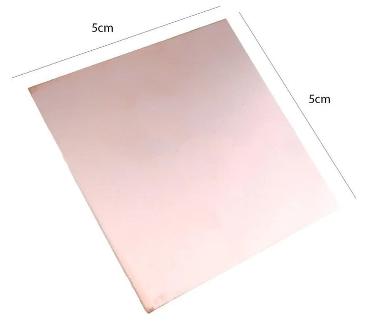 Baquelita 5x5 Cm 1 Cara Placa Fenólica Cobre Pcb - Tecneu