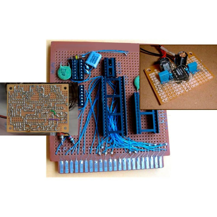 Baquelita Placa Perforada 133x48mm - Tecneu