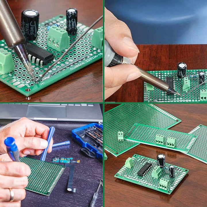 Baquelita Placa Perforada 133x48mm - Tecneu