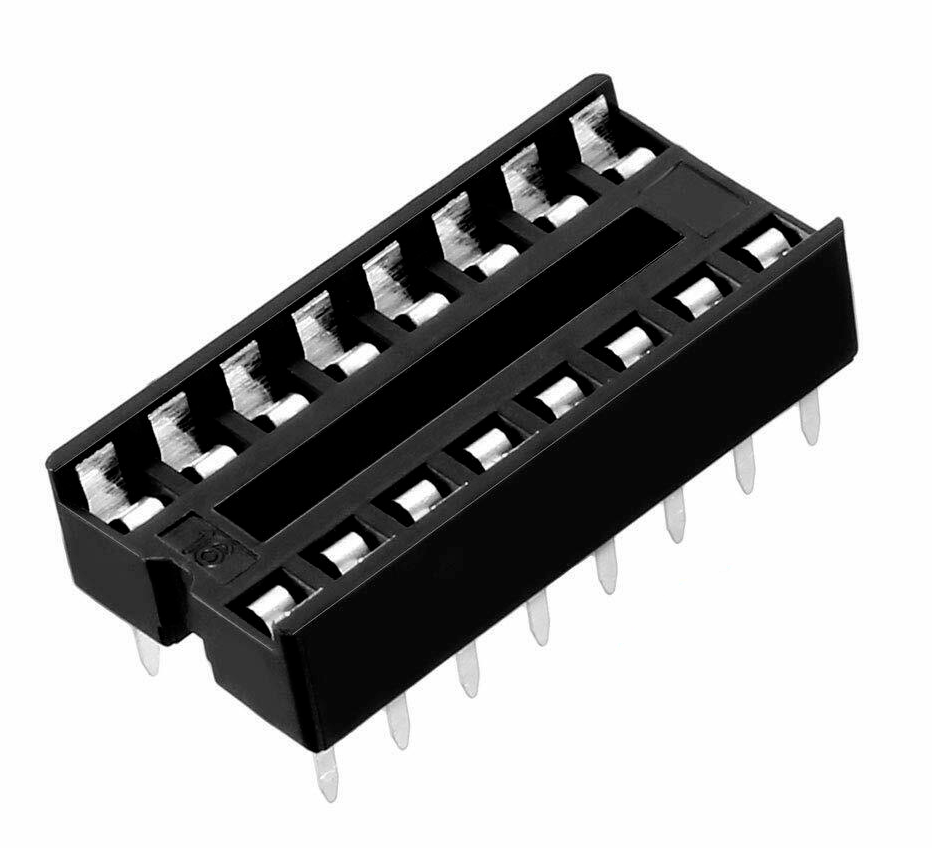 Base Socket para Circuito Integrado de 16 pines DIP-16 - Tecneu