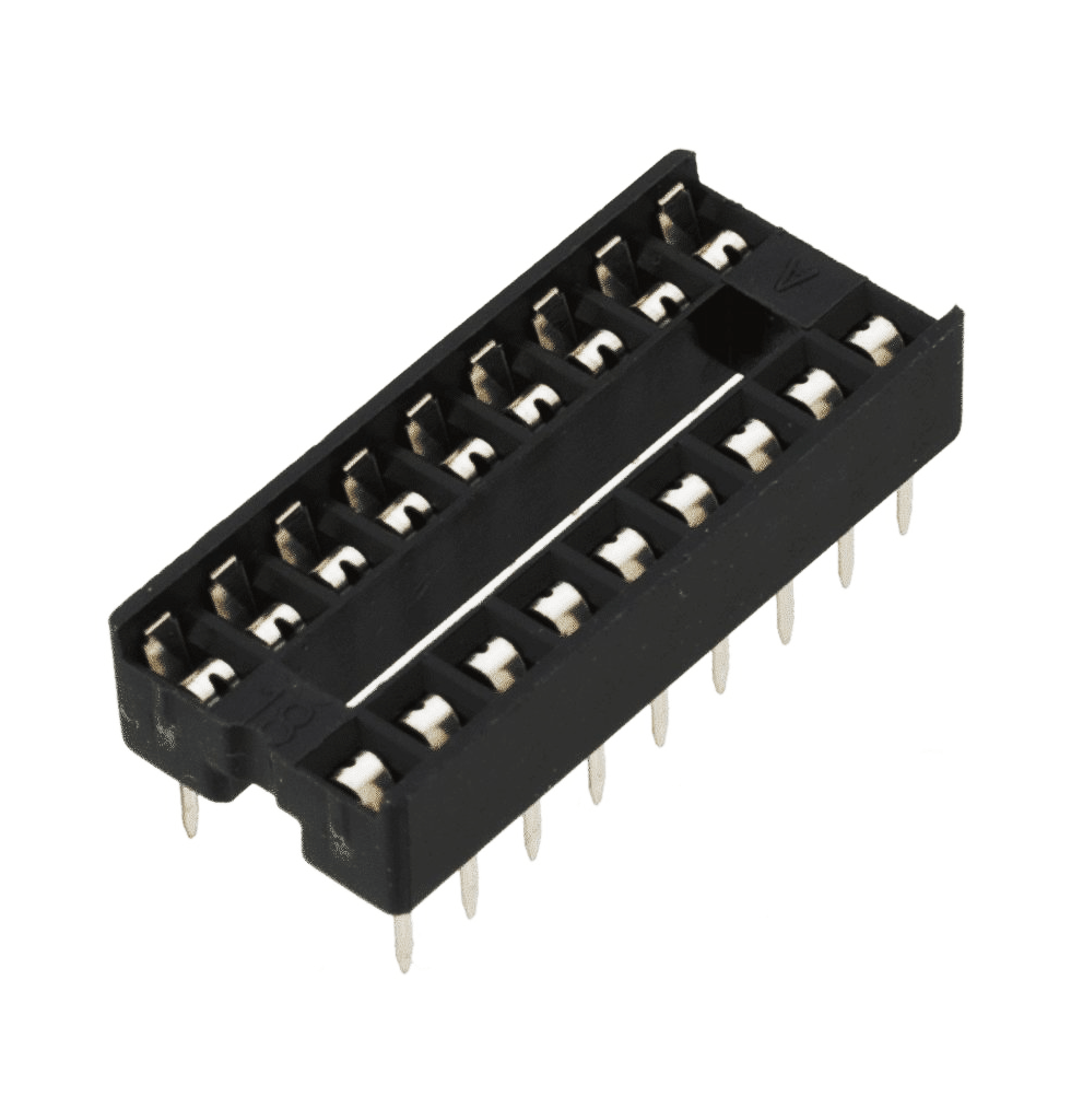 Base Socket para Circuito Integrado de 18 pines DIP-18