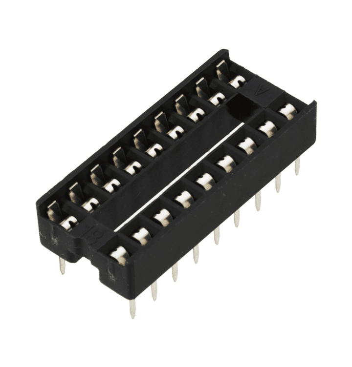 Base Socket para Circuito Integrado de 18 pines DIP - 18 - Tecneu