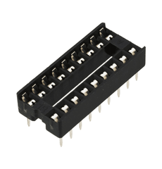 Base Socket para Circuito Integrado de 18 pines DIP-18