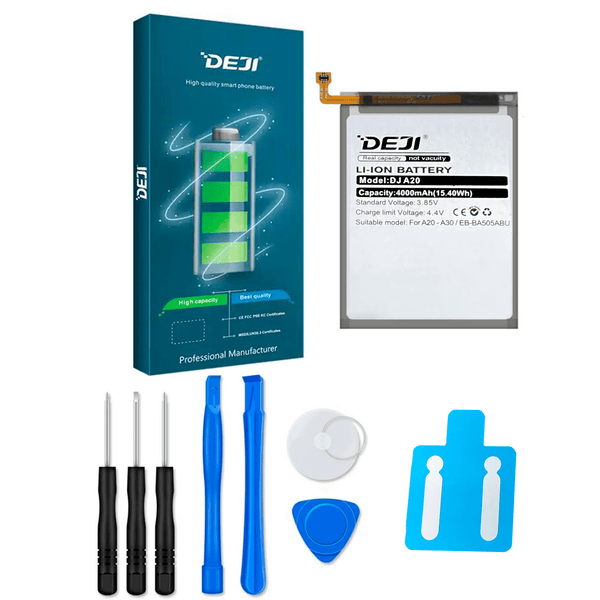 Batería 4000mAh DEJI Samsung EB - BA505ABU A20/A30/A50/A30S/A50S + Kit De Instalación - Tecneu