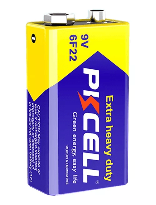 Bateria 9v Pila 6f22 Rectangular Pkcell® Original + Duración - Tecneu