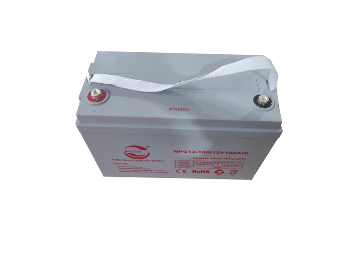 Batería de Gel Ciclo Profundo MVVTON NPG12 - 100 Solar 12V 100Ah - Tecneu