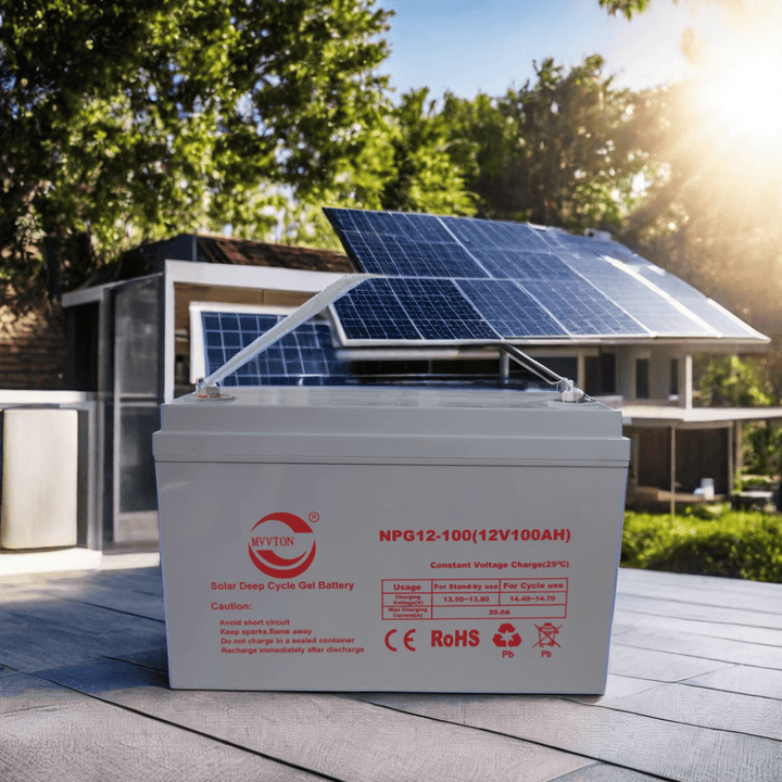 Batería de Gel Ciclo Profundo MVVTON NPG12 - 100 Solar 12V 100Ah - Tecneu