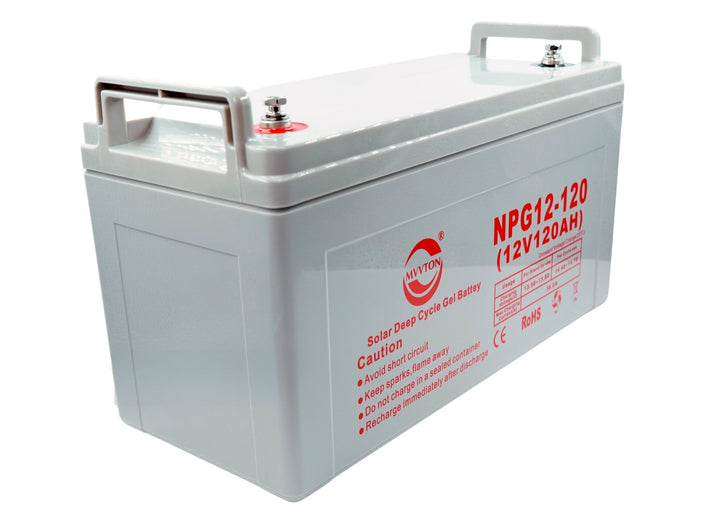 Batería de Gel Ciclo Profundo MVVTON NPG70 - 120 Solar 12V 120Ah - Tecneu
