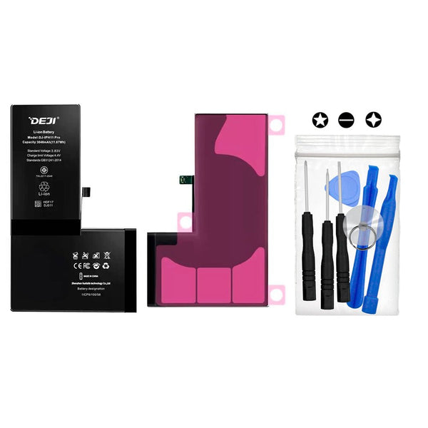 Batería DEJI 3046mAh iPhone 11 Pro + Kit De Instalación - Tecneu