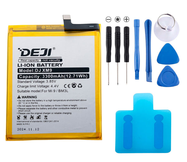 Batería DEJI BM3L para Xiaomi 9 3300mAh - Tecneu