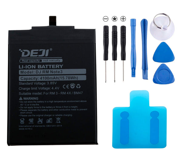 Batería DEJI BM47 Para Xiaomi RedMi 3 / RedMi 4X 4100mAh - Tecneu