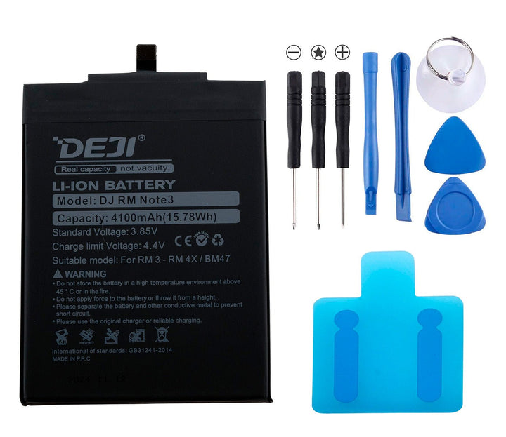 Batería DEJI BM47 Para Xiaomi RedMi 3 / RedMi 4X 4100mAh - Tecneu