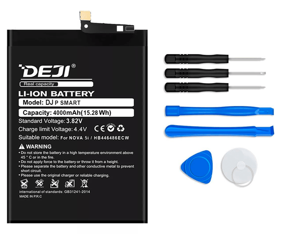 Batería DEJI HB446486ECW para Huawei Honor 9X, Nova 5i, P Smart Pro (2019) 4000mAh - Tecneu