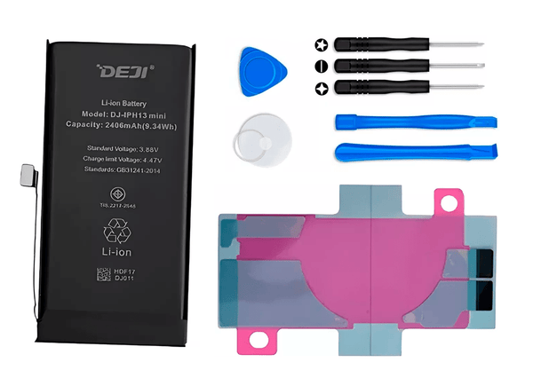 Batería DEJI Iphone 13 mini Capacidad Original 2406mAh - Tecneu