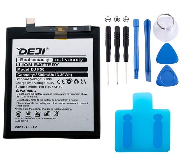 Batería DEJI KR40 para Moto One Vision/Action 3500mAh - Tecneu