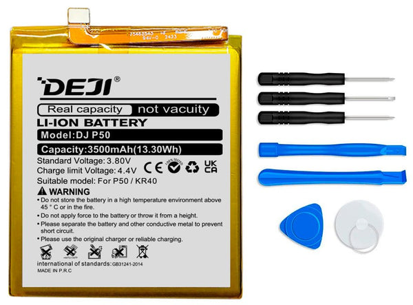 Batería DEJI KR40 para Moto One Vision/Action 3500mAh - Tecneu