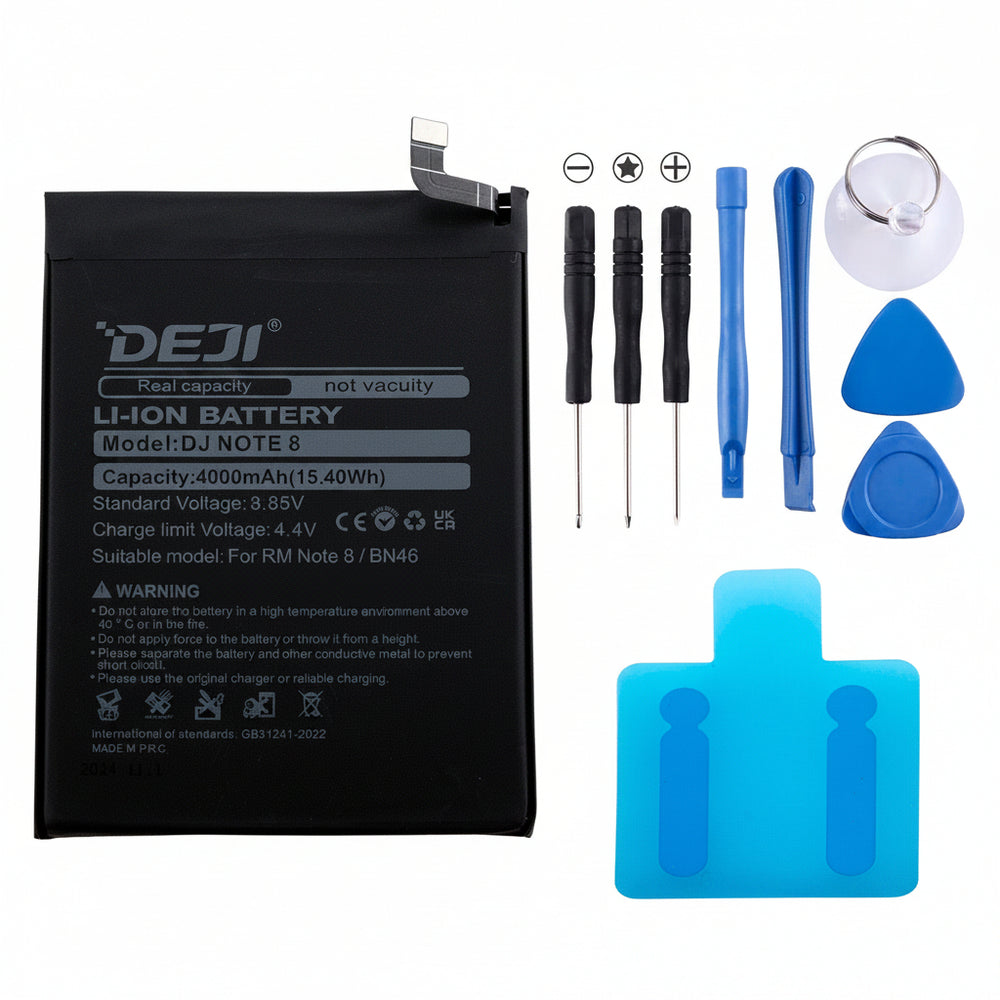 Batería DEJI modelo BN46 Redmi 7 / Redmi Note 8 / Redmi Note 6 4000mAh