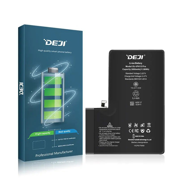 Batería DEJI para Iphone 13 Pro 3095mAh Capacidad Original - Tecneu