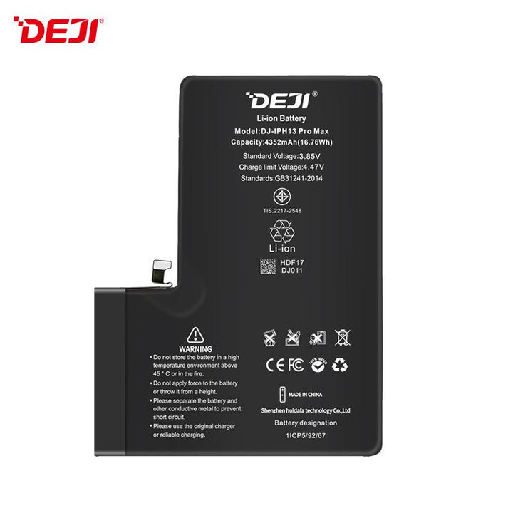Batería DEJI para Iphone 13 Pro Max 4352mAh Capacidad Original - Tecneu