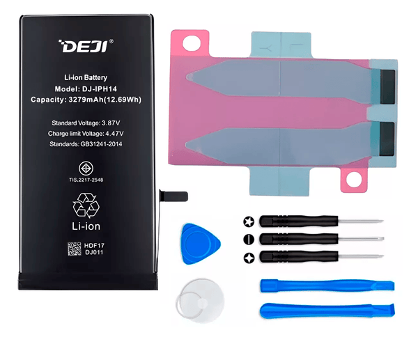 Batería DEJI para Iphone 14 3279mAh Capacidad Original - Tecneu
