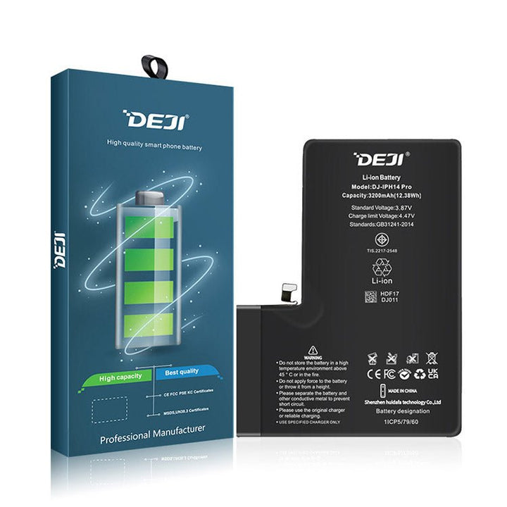 Batería DEJI para Iphone 14 Pro 3200mAh Capacidad Original - Tecneu