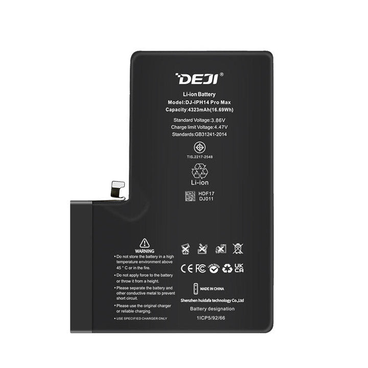 Batería DEJI para Iphone 14 Pro Max 4323mAh Capacidad Original - Tecneu