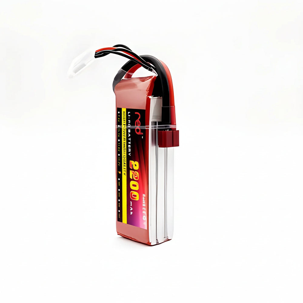 Batería LIPO Red 2200mah Gens Ace 3s 25c 11.1v Conector Estilo T