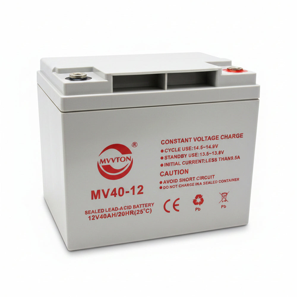 Batería MVVTON AGM MV40-12 Plomo-Ácido Sellada VRLA 12V 40Ah