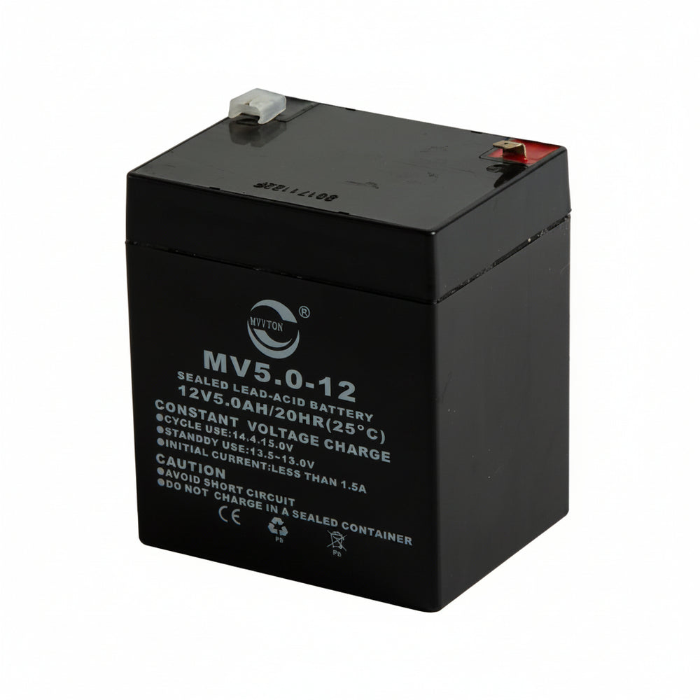 Batería MVVTON AGM MV5.0-12 Plomo-Ácido Sellada VRLA 12V 5Ah