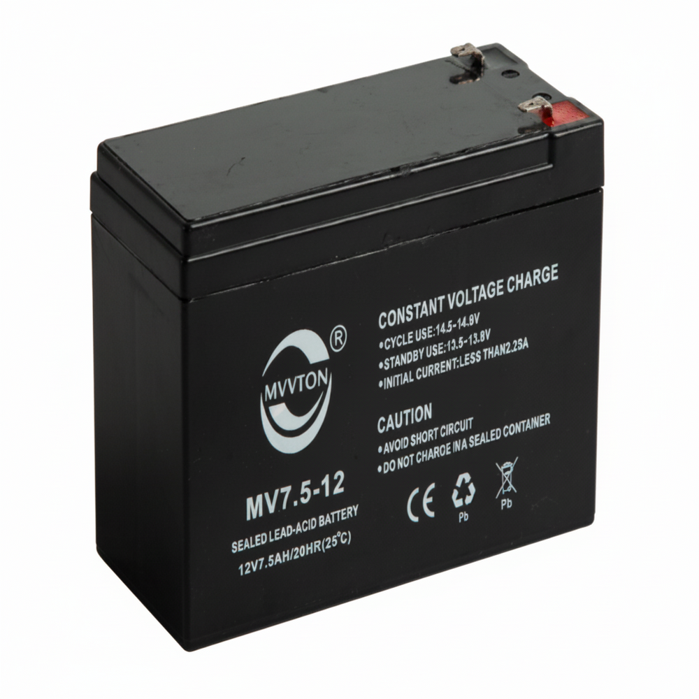 Batería MVVTON AGM MV7.5-12 Plomo-Ácido Sellada VRLA 12V 7.5Ah