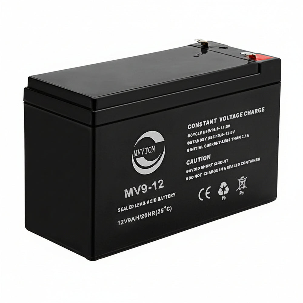 Batería MVVTON AGM MV9-12 Plomo-Ácido Sellada VRLA 12V 9Ah