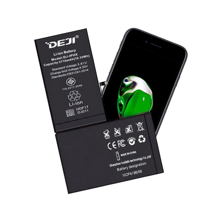 Batería Pila Para iPhone X Deji DJ - IPHX 2716mAh + Kit De Instalación - Tecneu
