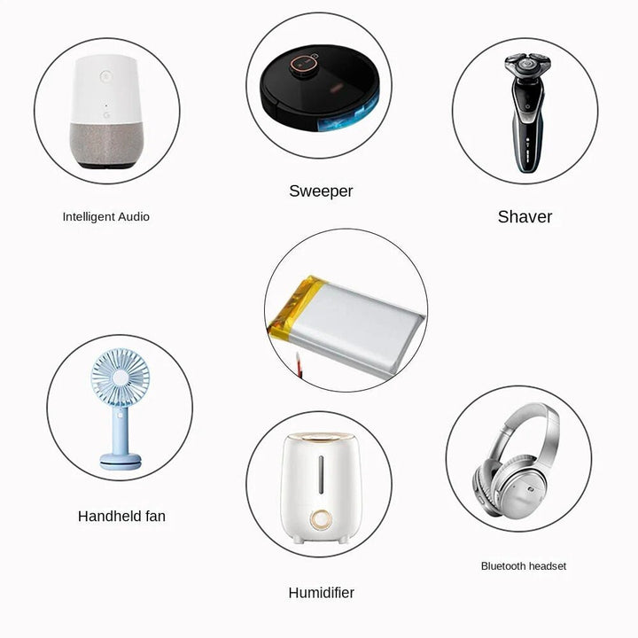 Batería Recargable 103040 De 3.7v Con Una Capacidad De 1200mAh - Tecneu