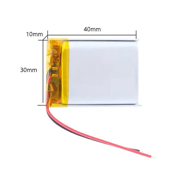 Batería Recargable 103040 De 3.7v Con Una Capacidad De 1200mAh - Tecneu