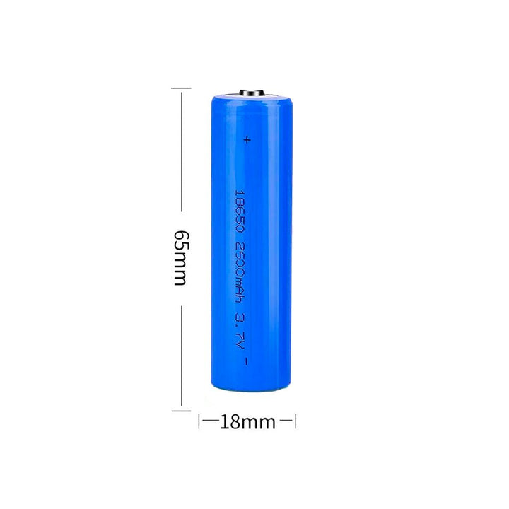 Batería Recargable 18650 2500mAh 3.7v Pila Energia - Tecneu