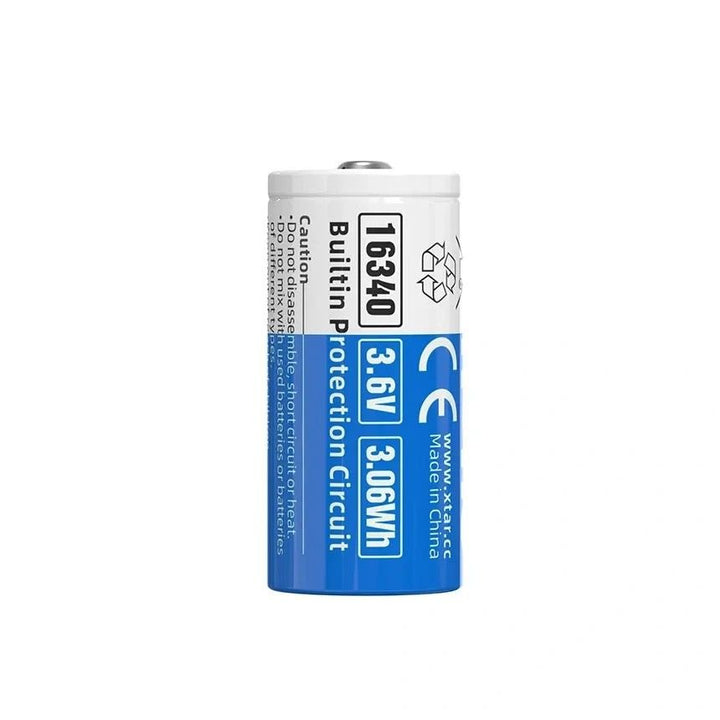Batería Recargable Li - ion XTAR 16340 850mAh 2.5A - Tecneu