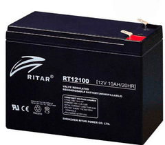 Batería Ritar AGM RT12100 Sellada de Plomo-Ácido VRLA 12V 10Ah