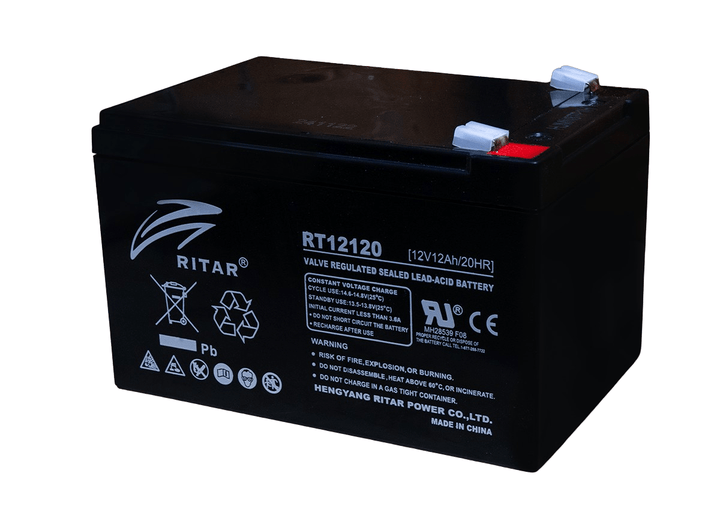 Batería Ritar AGM RT12120 Sellada de Plomo - Ácido VRLA 12V 12Ah - Tecneu