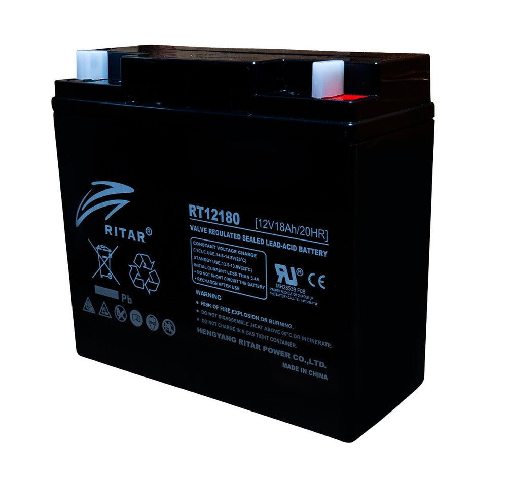Batería Ritar AGM RT12180 Plomo-Ácido Sellada VRLA 12V 18Ah