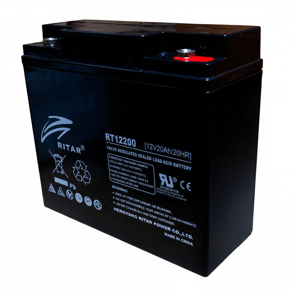 Batería Ritar AGM RT12200 Plomo-Ácido Sellada VRLA 12V 20Ah