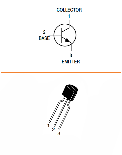 BC546B Transistor BJT NPN 65V 100mA TO - 92 - 3 - Tecneu