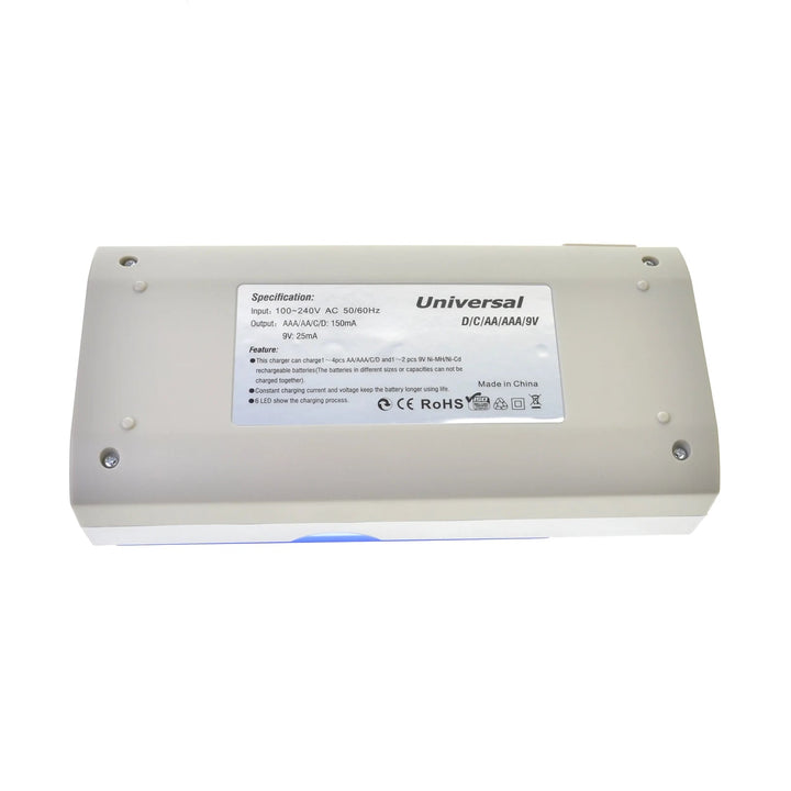 Beston C821 Cargador Estándar Original AA/AAA/C/D/9V 1.2V Batería Recargable - Tecneu